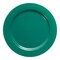 Solid Green Holiday Round Disposable Plastic Appetizer/Salad Plates - 7.5" (120 Plates)